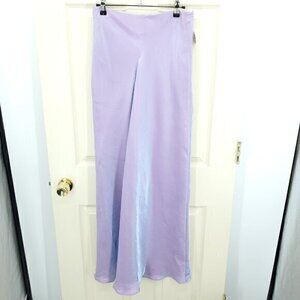 VTG Y2K Deadstock Masquerade Iridescent Maxi Skirt M Purple